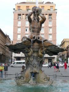 Fontana del Tritone, Rome, Italy
